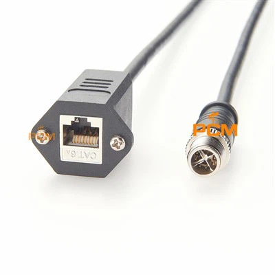 Voidaanko M12-kaapelisovitinta käyttää ulkoturvallisuuden valvontaan?