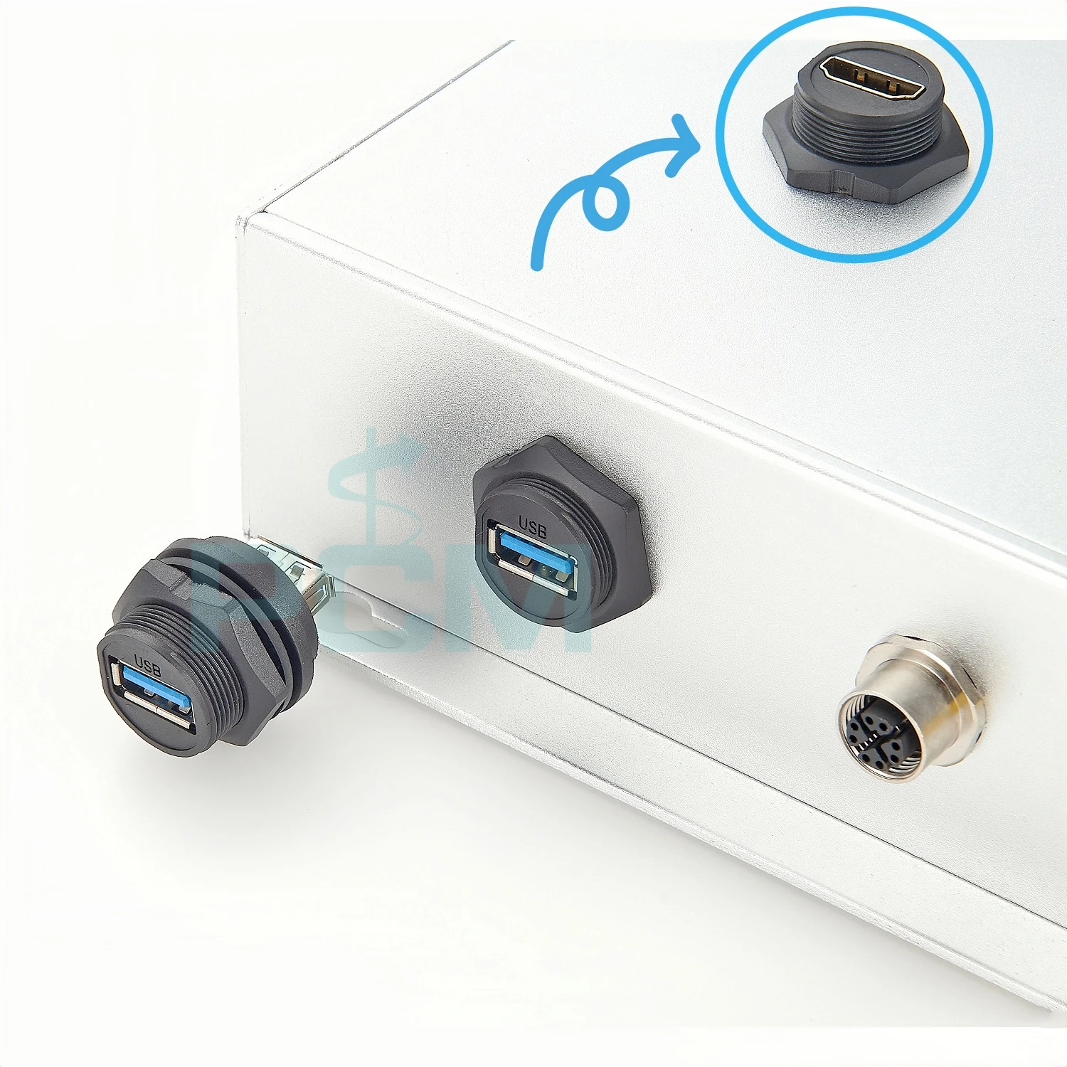 Waterproof HDMI Pass Through Connector IP67 Waterproof HDMI Pass Through Connector IP67
