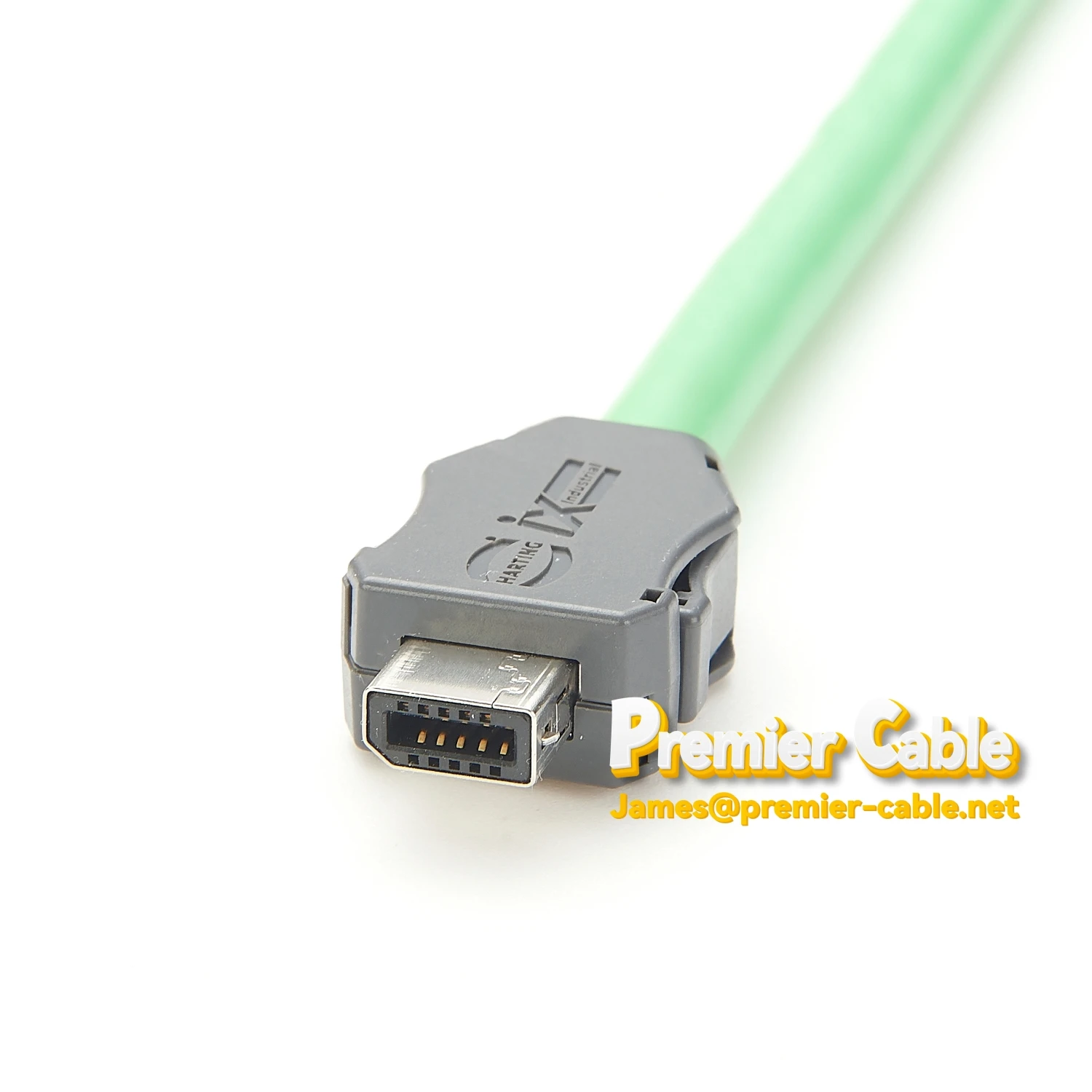 ix Industrial connector A-coded plug to plug Ethernet Cable ix Industrial connector A-coded plug to plug Ethernet Cable