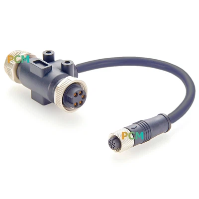 DeviceNet DNV -sovitinkaapeli 7/8 " - M12