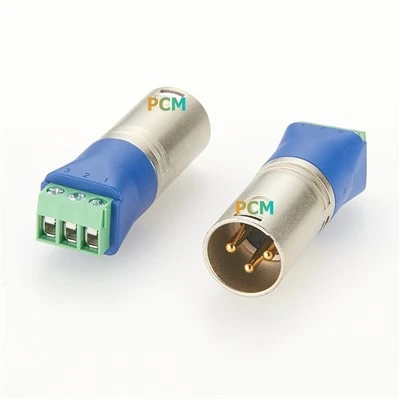 DMX512 XLR -pääteosan liittimeen