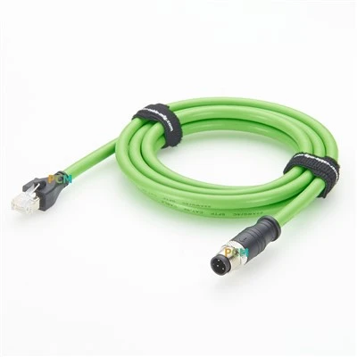 M12 D koodi uros RJ45 uros Profinet-kaapeli