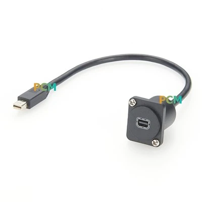 Mini Displayport -kaapeli D -kuori kaapin laipio -kiinnikkeelle