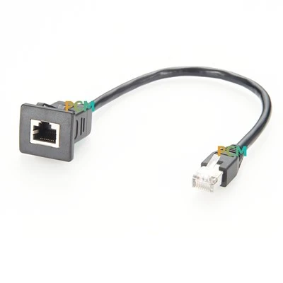 Rj 45 8 P8C-sovitin napsautuslukkopaneelin kiinnityskaapeli
