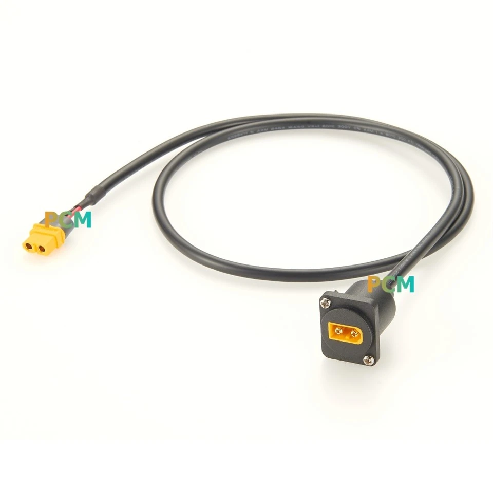 XT60 Male To Female D-type Panel Mount Cable